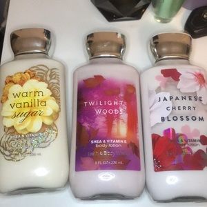 Bath and body works lotions!